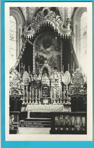 AK Maria Luggau. Inneres der Wallfahrtskirche.