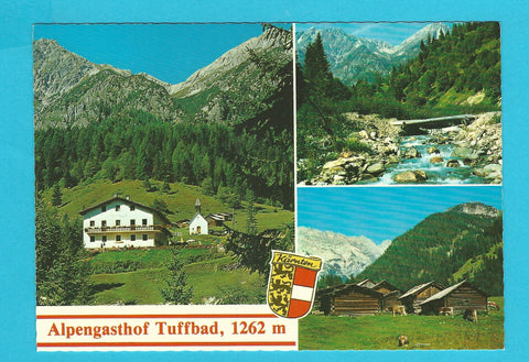 AK Alpengasthof Tuffbad. St. Lorenzen im Lesachtal.