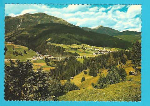 AK St. Lorenzen im Lesachtal gegen Riebenkofel.