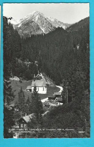 AK St. Lorenzen im Lesachtal. St. Radigundkapelle. (1964)