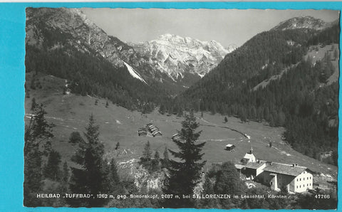 AK Heilbad Tuffbad. St. Lorenzen im Lesachtal. (1965)