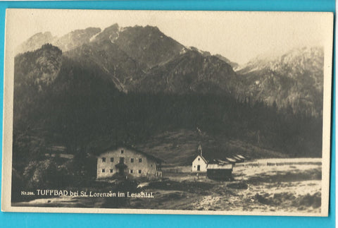 AK Tuffbad bei St. Lorenzen im Lesachtal.