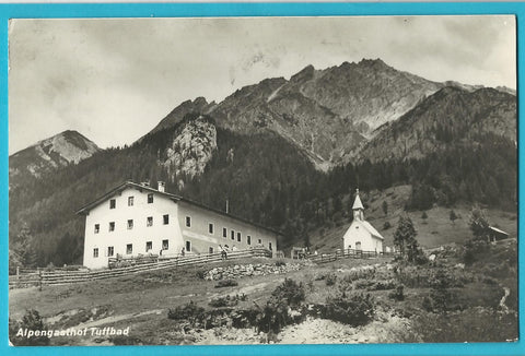 AK Alpenbad Tuffbad  St. Lorenzen im Lesachtal.