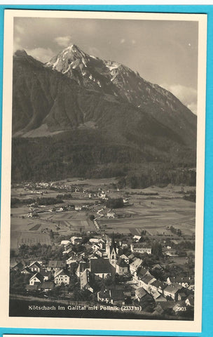 AK Kötschach im Gailtal mit Polinik. (1940)
