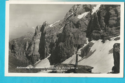 AK Kellerwand, Kellerspitzen, Kunzköpfe u. Polinig vom Valentintörl. (1939)