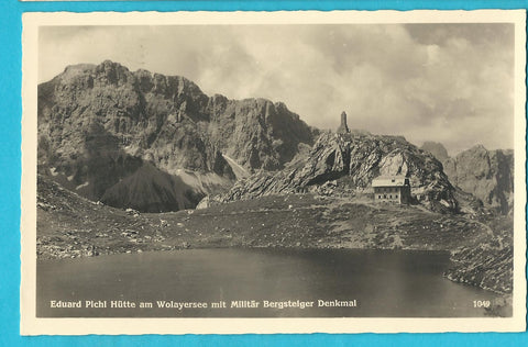 AK Eduard Pichl Hütte am Wolayersee.