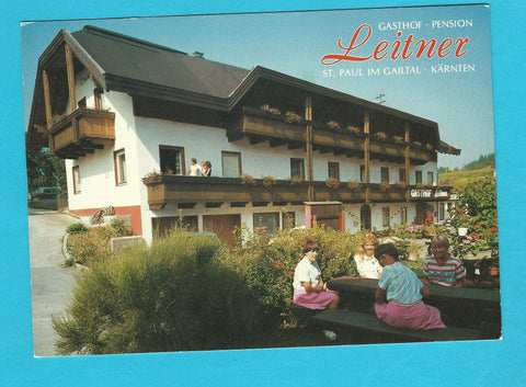 AK St. Paul im Gailtal. Gasthof Pension Leitner.