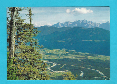 AK Blick ins Gailtal mit Julischen Alpen.