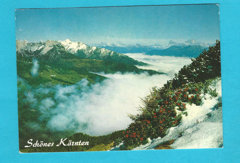 AK Blick vom Gartnerkofel gegen das Gailtal.