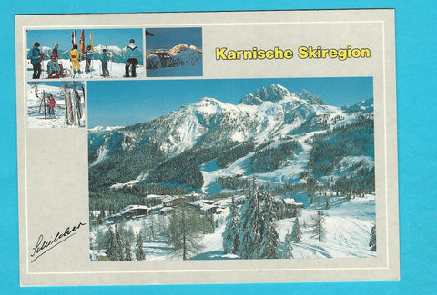AK Karnische Skiregion. Blick auf die Sonnenalpe Naßfeld.