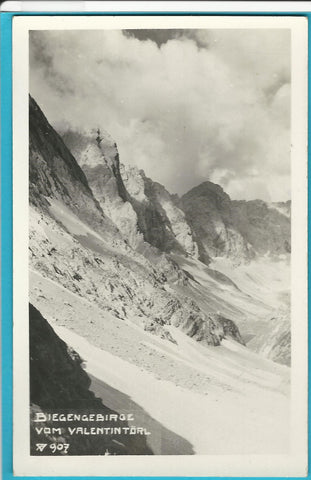 AK Biegengebirge vom Valentintörl.