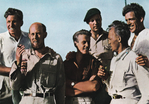 AK Oslo. Kon-Tiki Museum. Expedition Kon-Tiki 1947. Members.