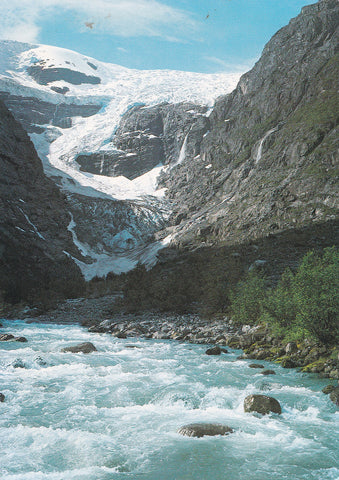 AK Norway.Kjenndalsbreen i Loen.