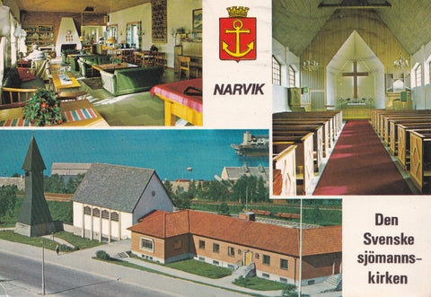 AK Narvik. Den Svenske Sjömannskirken.