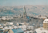 AK Norway. Trondheim. Utsikt vestover med domkirken.