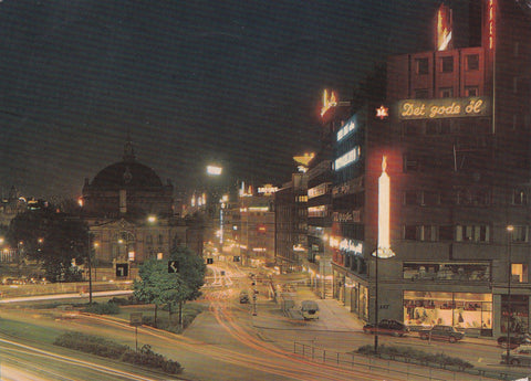AK Oslo. Byen ved natt.