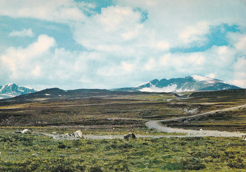 AK Norge: Dovrefjell mot Snöhetta.