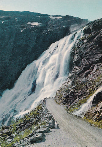 AK Norge: Romsdal. Stigfossen.