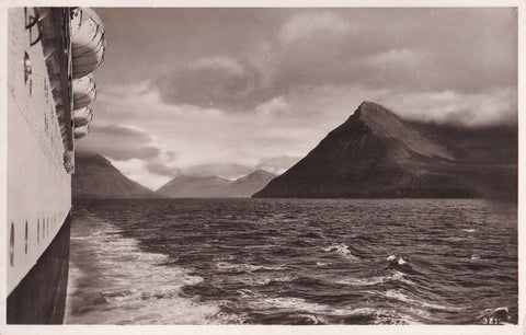 AK Norge Blick auf die Küste.