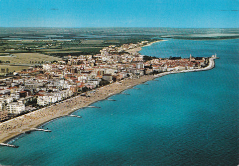 AK Caorle. Panorama dall'aereo, spiaggia di ponente.
