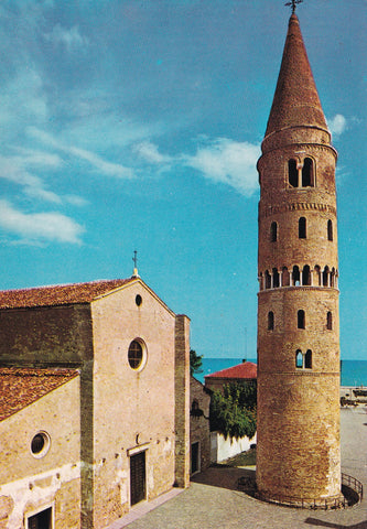 AK Caorle. Duomo e Campanile del X secolo.