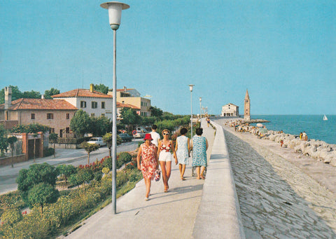 AK Caorle. passeggiata Madonnina dell'Angelo.