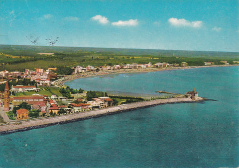 AK Caorle. Spiaggia di levante dall'aereo.