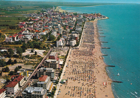 AK Caorle. Spiaggia di ponente dall'aereo.