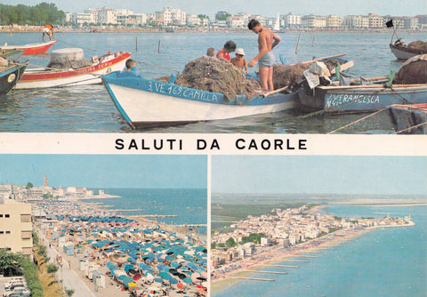 AK Saluti da Caorle. Pescatori.