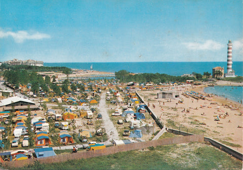 AK Jesolo Lido. Il faro e campeggi.