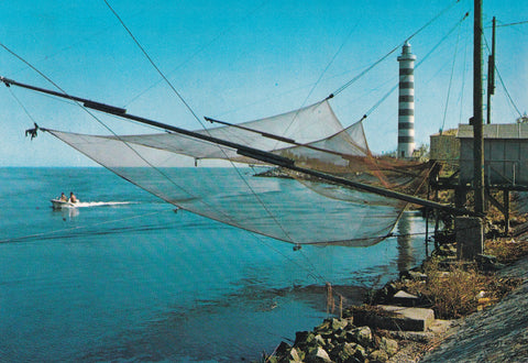 AK Lido di Jesolo. Il faro e la foce del Sile.