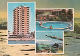 AK Lido di Jesolo. Hotel Caravalle. Piazza Milano.