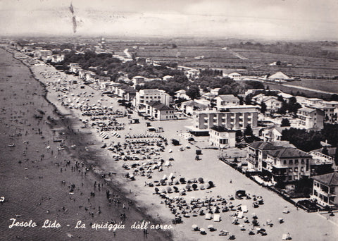 AK Jesolo Lido - La spiaggia dall'aereo.