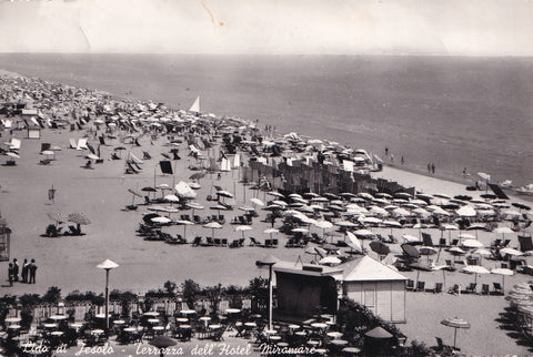 AK Lido di Jesolo - Terrazza dell'Hotel Miramare.