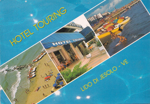 AK Jesolo Lido. Hotel Touring. Via Bafile 205.