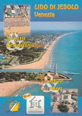 AK Lido di Venezia. Pizzeria Palladium. Hotel Nember / Garden. Hotel Svezia & Scandinavia.