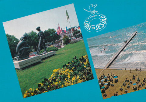 AK Jesolo Lido. I Giovani D'Europa. (Scultore A. Murer)