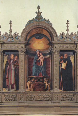 AK Venezia - Chiesa di Santa Maria Gloriosa dei Frari. G. Bellini - Trittico.