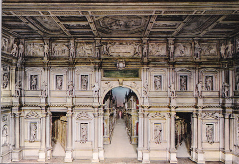 AK Vicenza. Teatro Olimpico - La Scena.