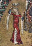 AK Venezia. Basilica S. Marco - Battistero. Mosaico del sec. XIV - Banchetto di Erode. Salome.