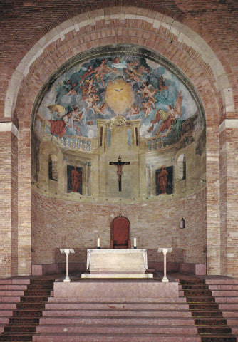AK Vicenza. Basilica ss. Felice e Fortunato. Altare e presbiterio.