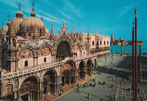 AK Venezia. Chiesa S. Marco e Piazzetta.