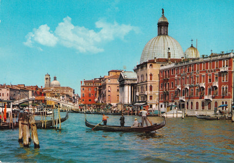 AK Venezia. Canal Grande - Fondamenta S. Simeone.