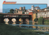 AK Bassano del Grappa. Il Ponte degli Alpini.