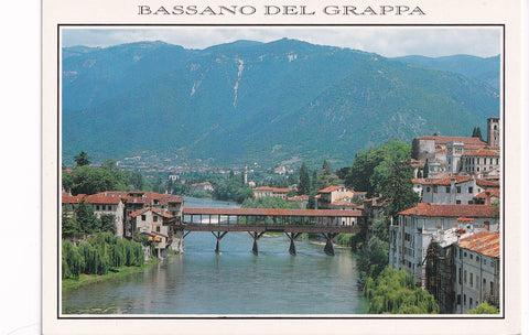 AK Bassano del Grappa. Il Ponte degli Alpini.