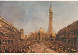 AK Guardi. Il Doge portato dai Gondolfieri dopo la sua Elezione in Piazza S. Marco. Grenoble, Beaux Arts.
