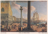 AK Luca Carlevarijs Il Molo, con il Palazzo dei Dogi. Roma Galleria Dorsini.