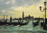 AK Venezia. Molo di S. Marco all'alba.