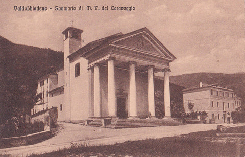 AK Valdobbiadene. Santuario di M.V. del Caravaggio.