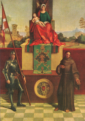 AK Castelfranco Veneto. Il Duomo. Giorgio Barbarella detto Giorgione Madonna e i Santi Francesco e Liberale.